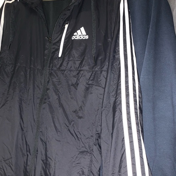 Adidas black zip-up hoodie - Picture 3 of 3